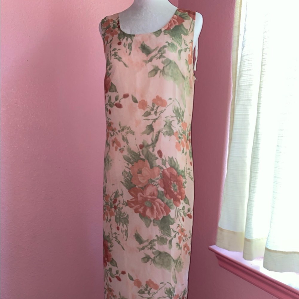 CottageCore VINTAGE Floral Maxi Dress
